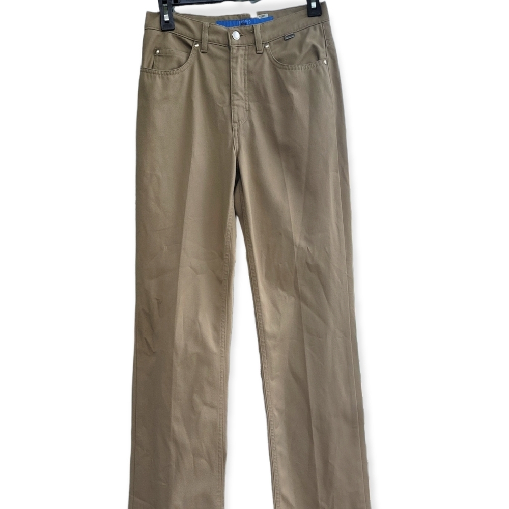 Escada Sport Linda Pants Straight Leg Gravel Womens Flat Front Pocketed …